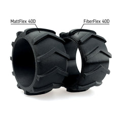 NEW! FIBERLOGY MattFlex 40D - Flexible and Durable TPU Matt Finish 3D Printer Material, 1.75mm, .85kg